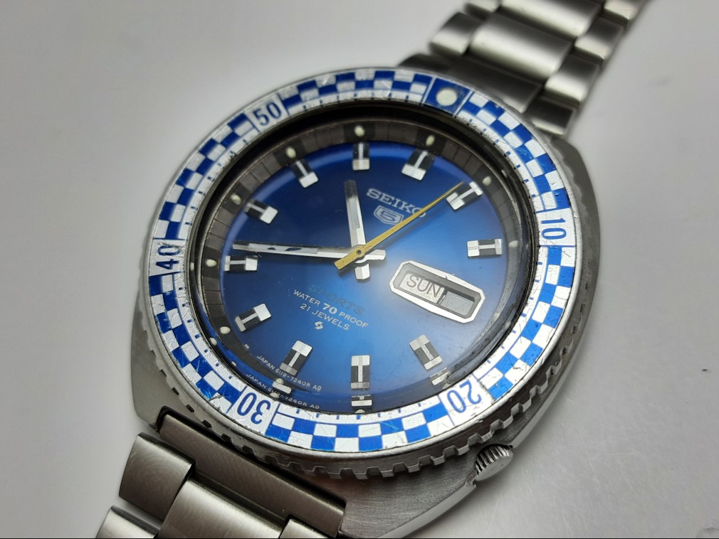 MaxiMaze Watches : RARE 1970'S SEIKO RALLY DIVER'S 70M MODEL 6119-7170 -  ORIGINAL CONDITION