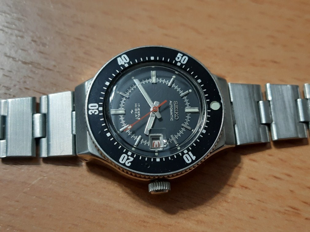 MaxiMaze Watches : RARE 70'S SS LADIES SEIKO 2205-0649 DIVER'S AUTOMATIC  HI-BEAT MVT